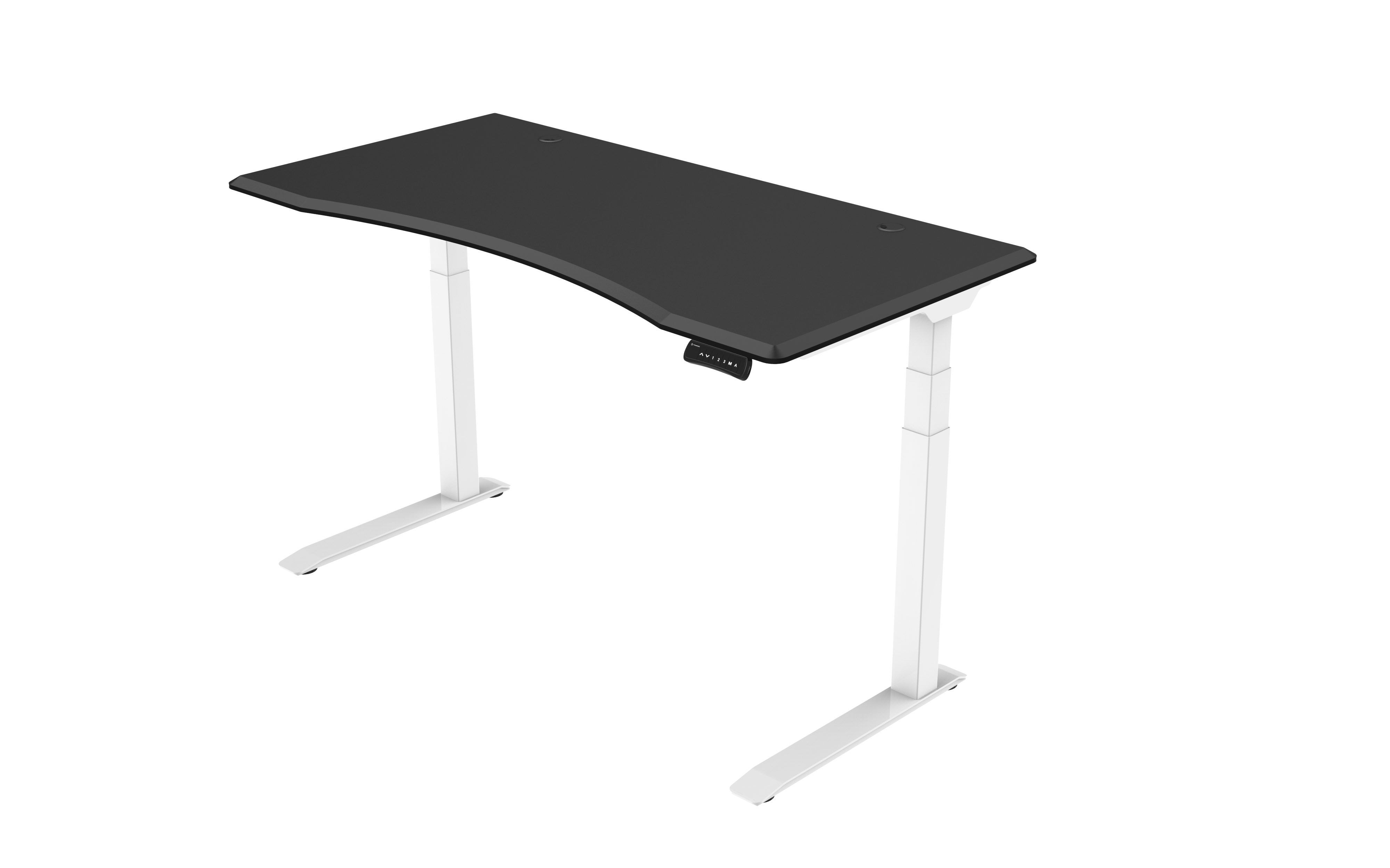 InMovement Unsit Standing Desk 60x30 - white frame - black top
