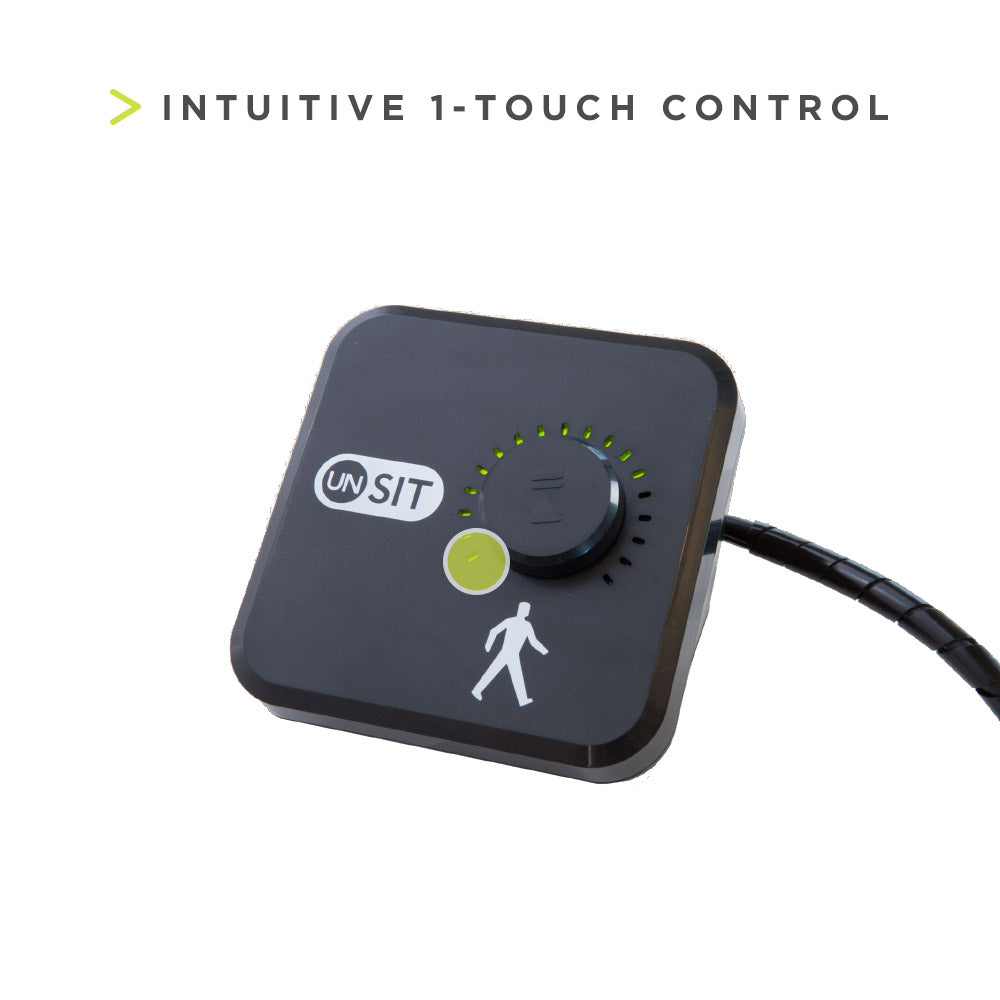 InMovement Unsit Treadmill Desk 1-touch controls