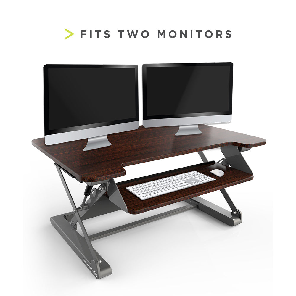 InMovement Standing Desk Pro DT20 fits 2 minitors