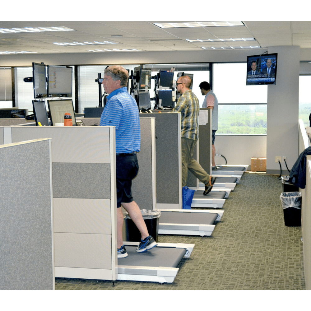 Unsit Treadmills in Multi Bank Offices