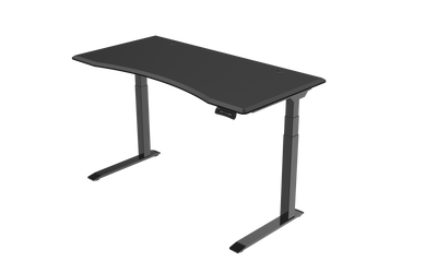 InMovement Unsit Standing Desk 48x30 - black frame - black top