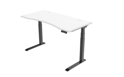 InMovement Unsit Standing Desk 48x30 - black frame - white top