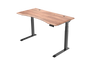 InMovement Unsit Standing Desk 60x30 - black frame - teak top
