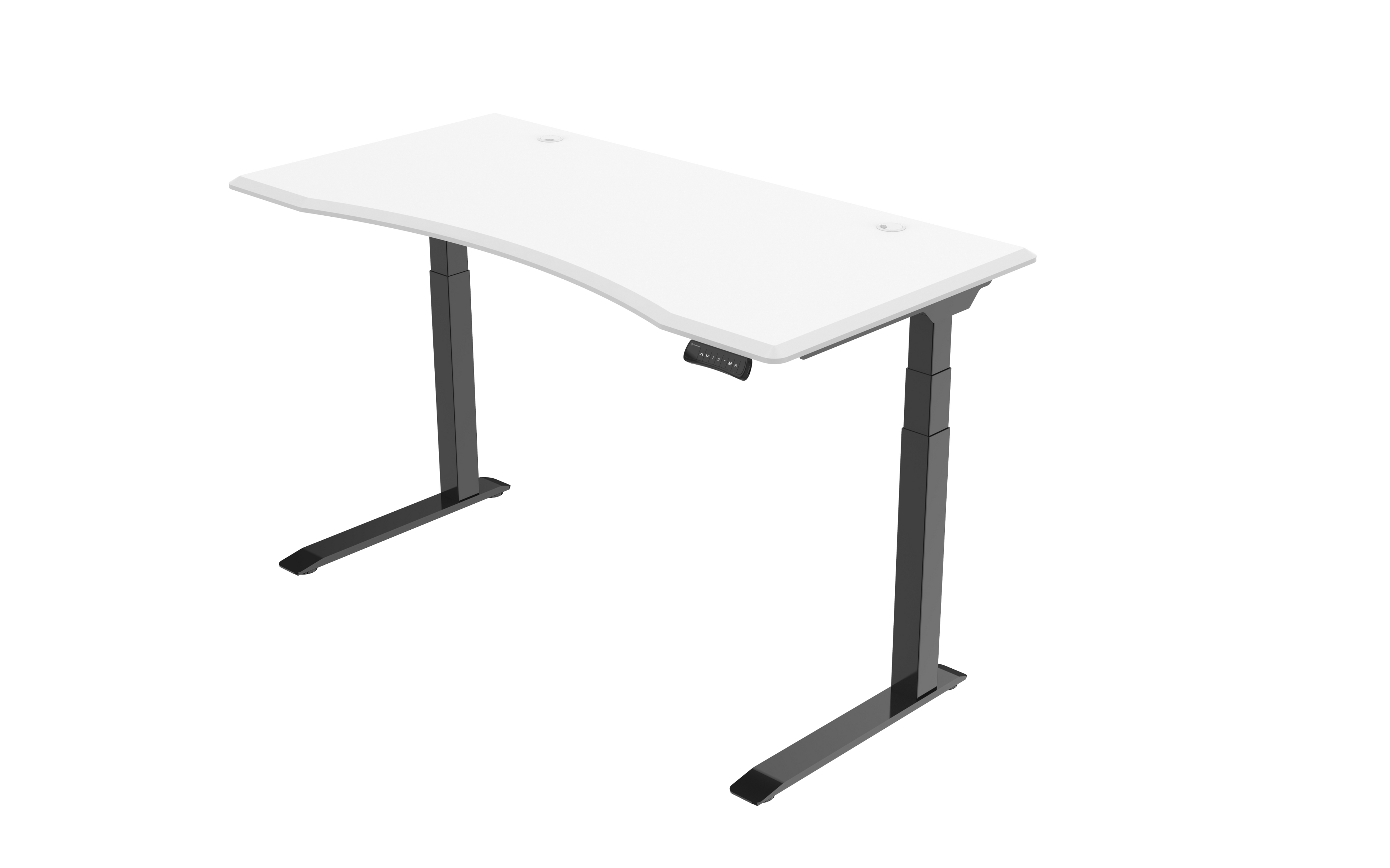 InMovement Unsit Standing Desk 60x30 - black frame - white top