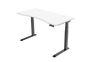 InMovement Unsit Standing Desk 60x30 - black frame - white top