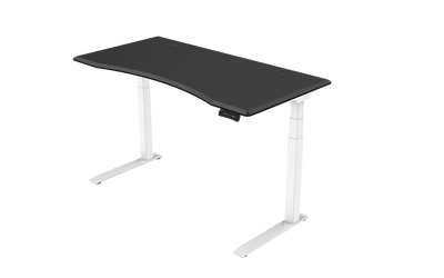 InMovement Unsit Standing Desk 48x30 - white frame - black top