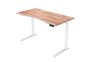 InMovement Unsit Standing Desk 48x30 - white frame - teak top